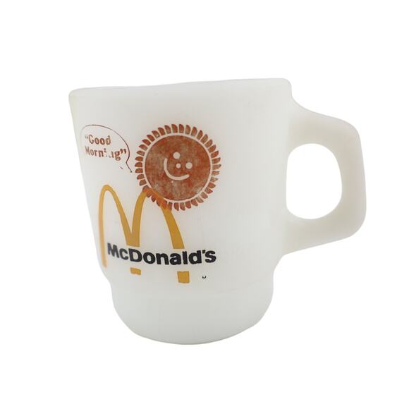 Vintage Anchor Hocking Fire King McDonalds Branded Mug - Picture 2 of 5